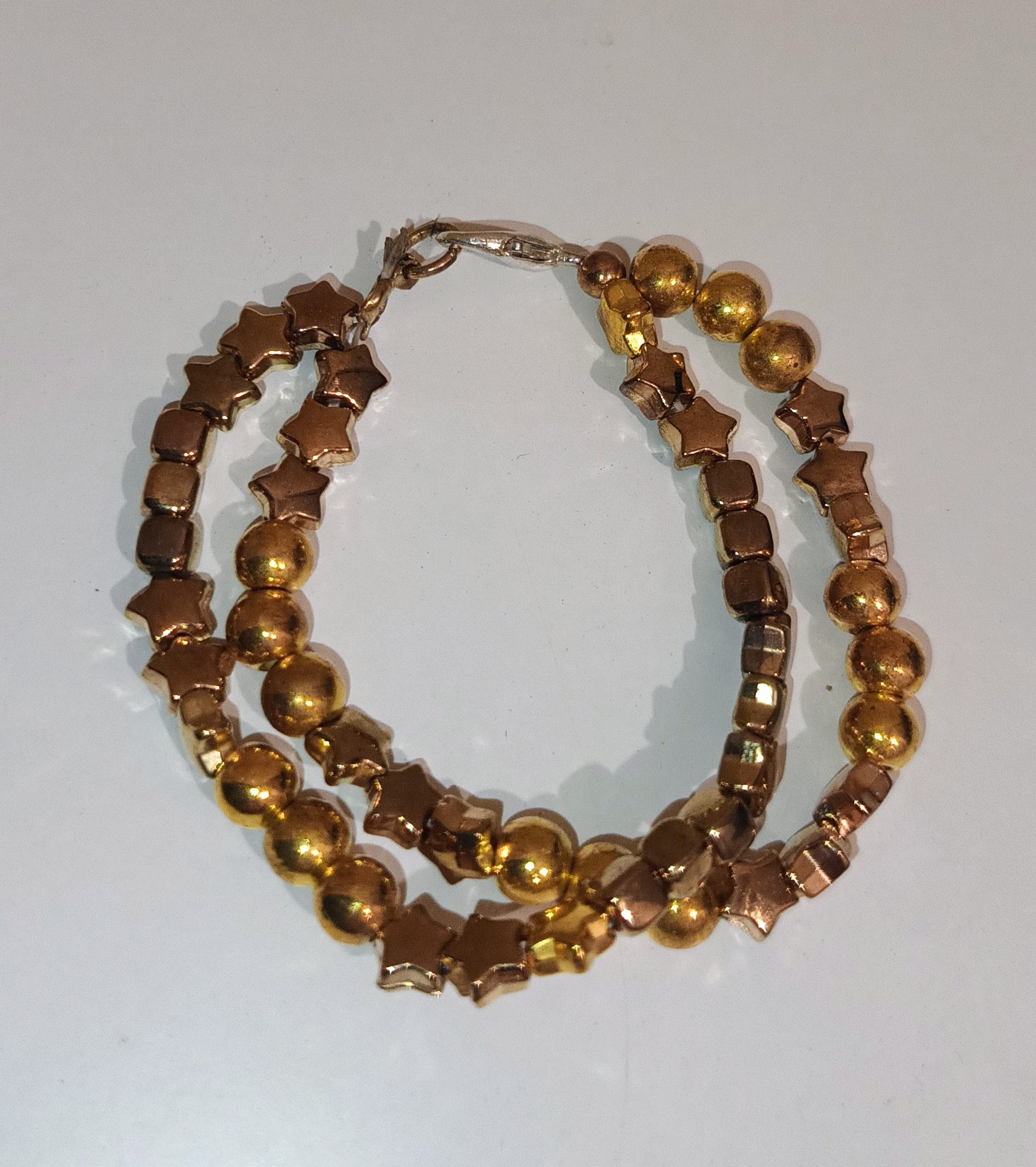 IMG_20251202_134945793~3 Podwójna bransoletka w kolorze złota. - obrazek 1